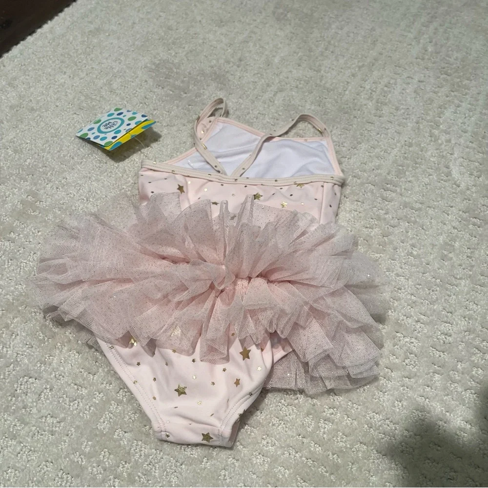 Little Me 18-24 moths bathing‎ sit stars frilly ballerina style